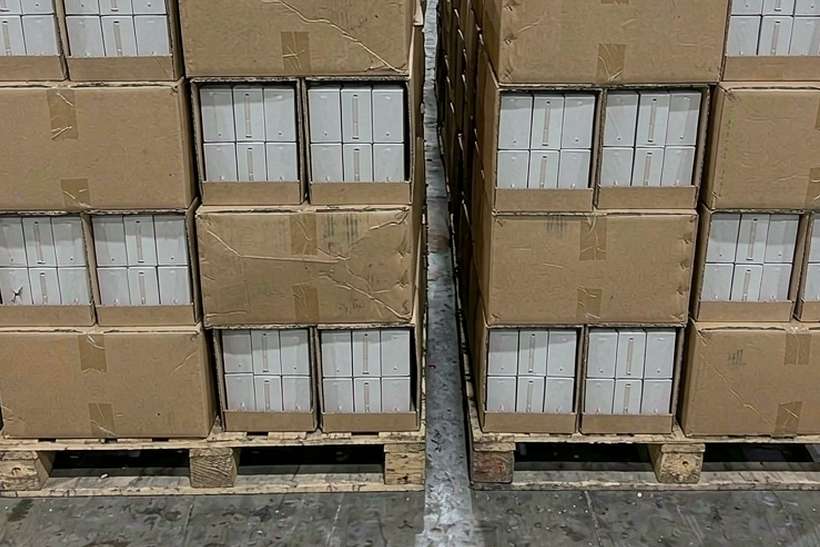 Restocking VapeCon in Naples — container load